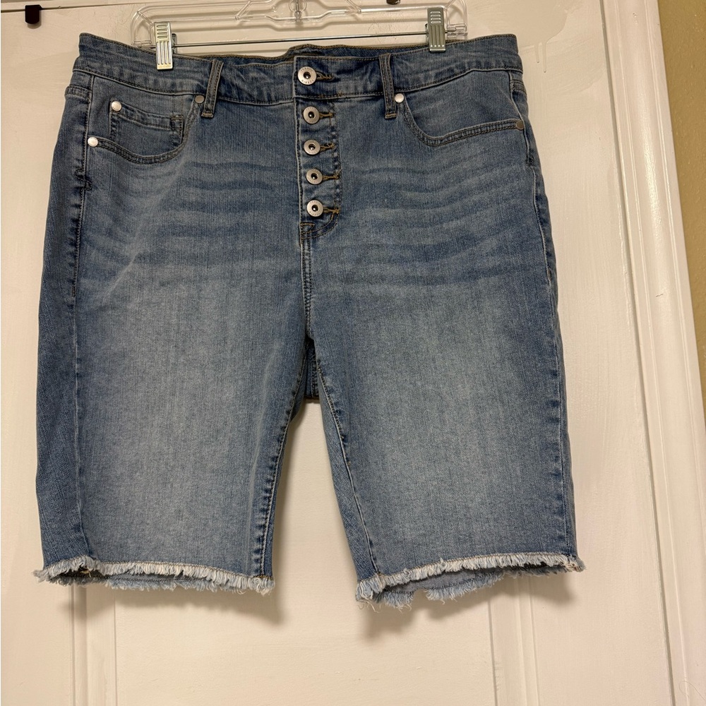 Denim Button-Fly Torrid Women Shorts